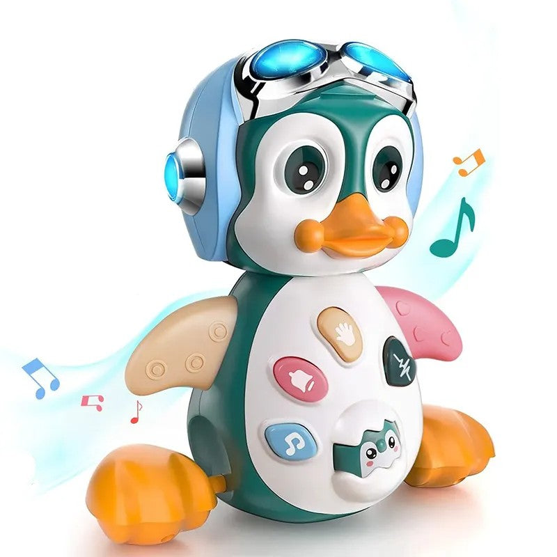 Jouet Musical Bébé Pingouin Rampant