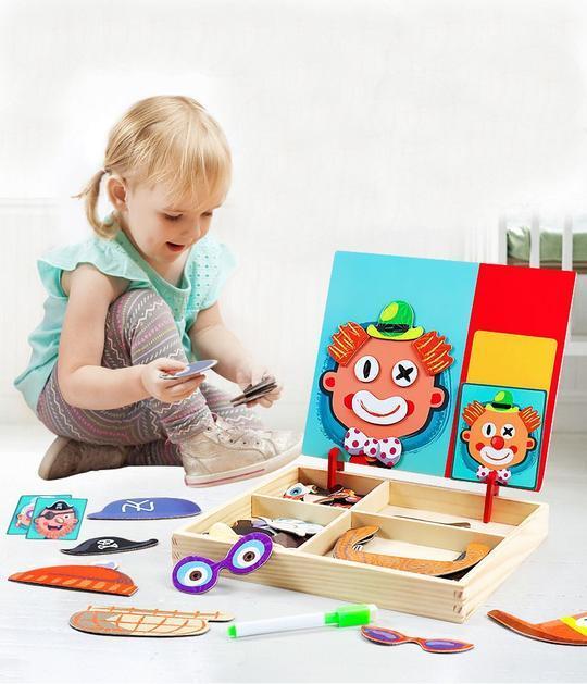 Tableau Puzzle Magnétique Double Face