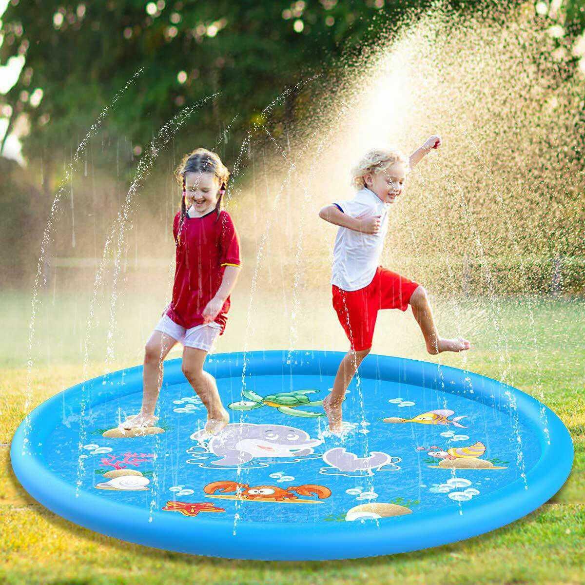 Tapis a jet d'eau pour enfant