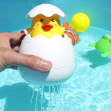 Jouet d'Œuf de Bain pour Bébé à Motifs Adorables
