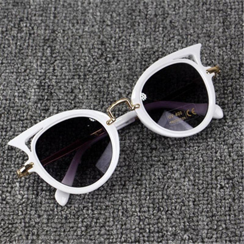 lunettes de soleil yeux de chat pour enfants