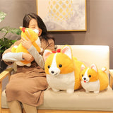 Peluche adorable chien Corgi pour enfant