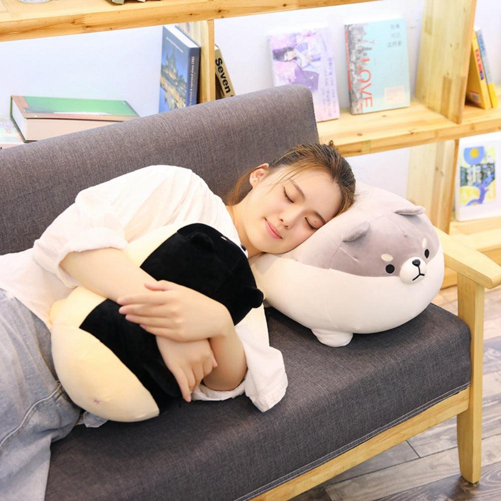 Coussin animaux en peluche pour enfants
