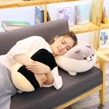 Coussin animaux en peluche pour enfants