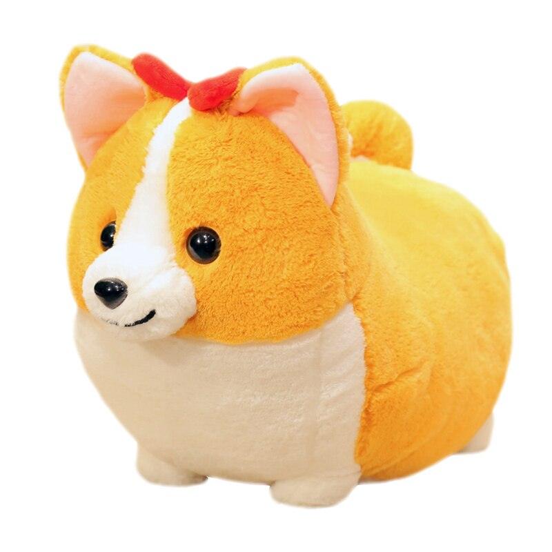 Peluche adorable chien Corgi pour enfant