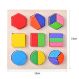 Puzzle Formes Géométriques Montessori en Bois