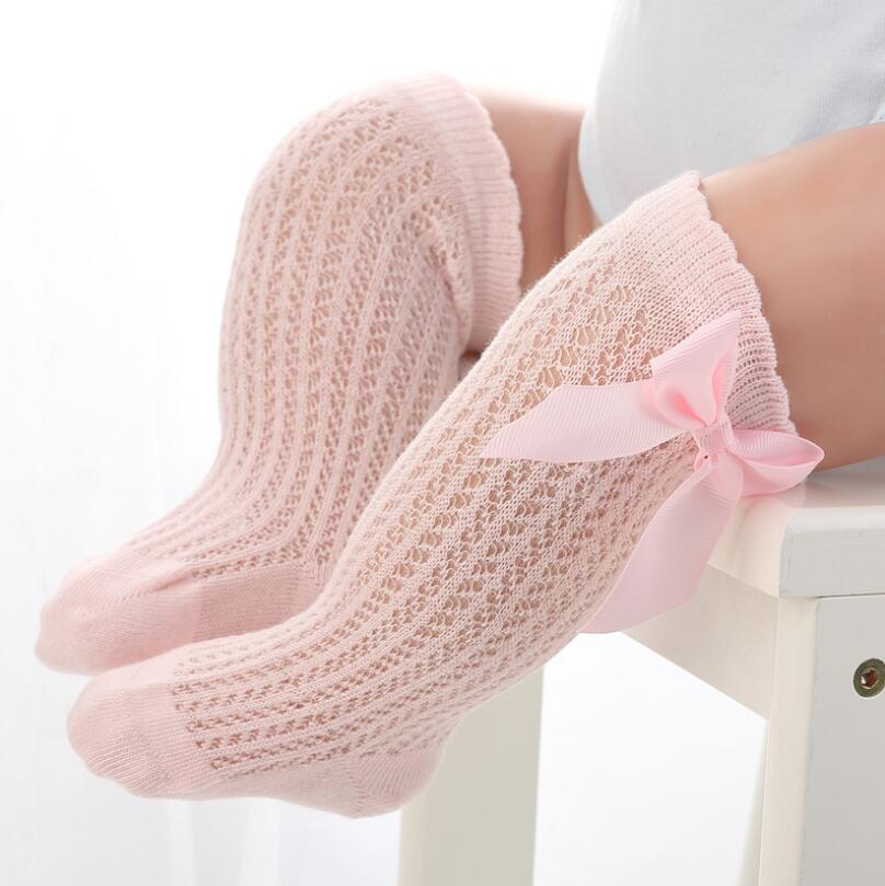 Chaussettes Hautes à Papillon pour Bébé Fille