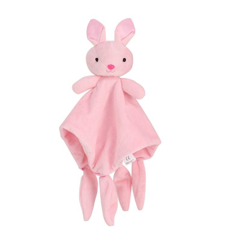 Doudou avec animaux en peluche pour bébé