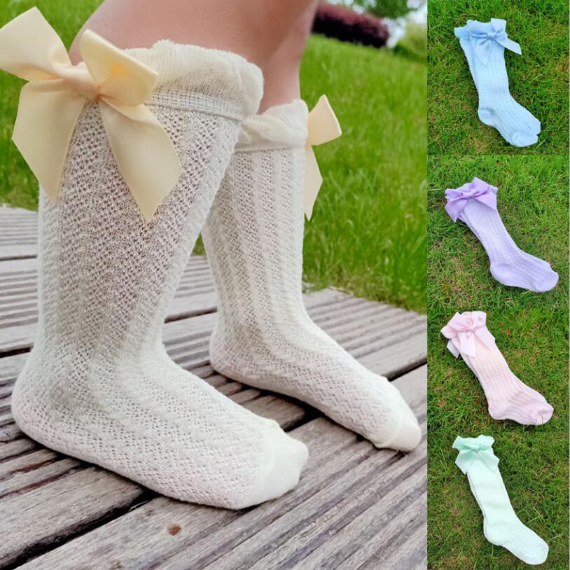 Chaussettes Hautes à Papillon pour Bébé Fille