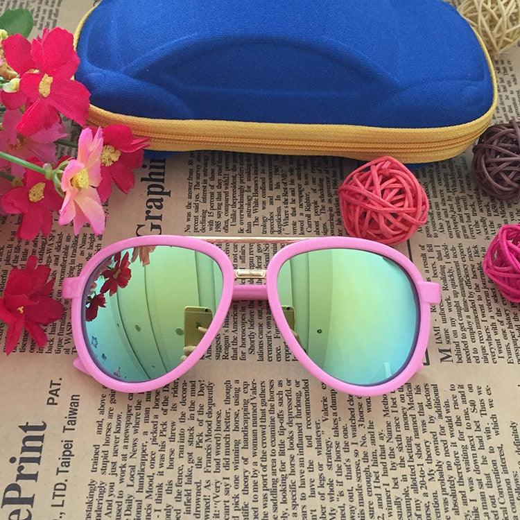 lunettes de soleil colorées pour enfants