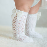 Chaussettes Hautes à Papillon pour Bébé Fille
