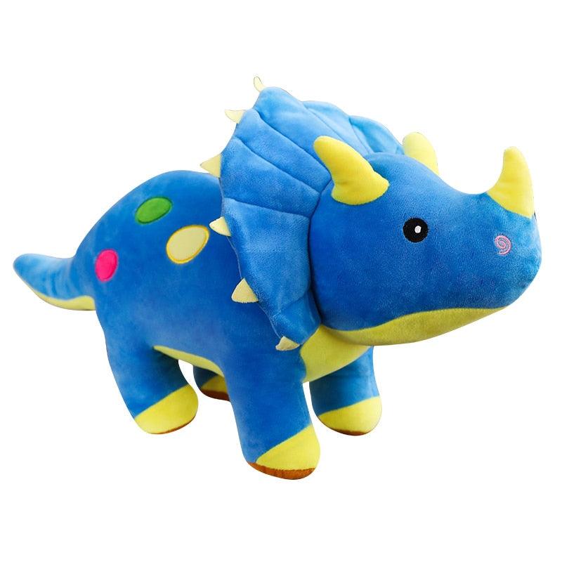 Dinosaures tricératops en peluche pour enfant