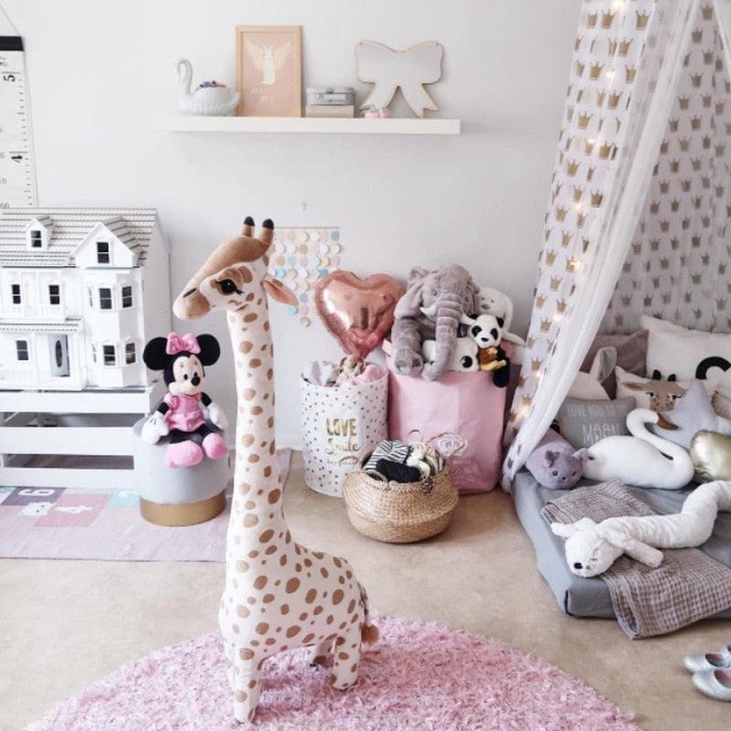 Girafe en peluche pour enfants