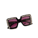 Lunettes de soleil surdimensionnées en diamant pour enfants