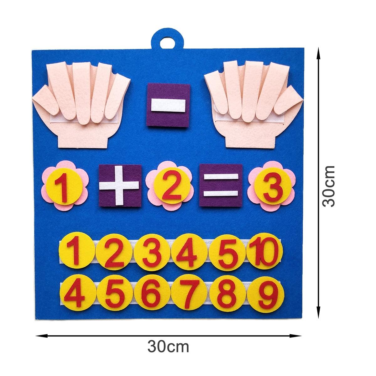 Tableau Montessori de Comptage Bébé