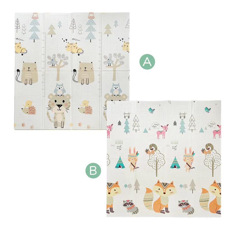 Tapis de Jeu Pliable pour Enfants et Bébés