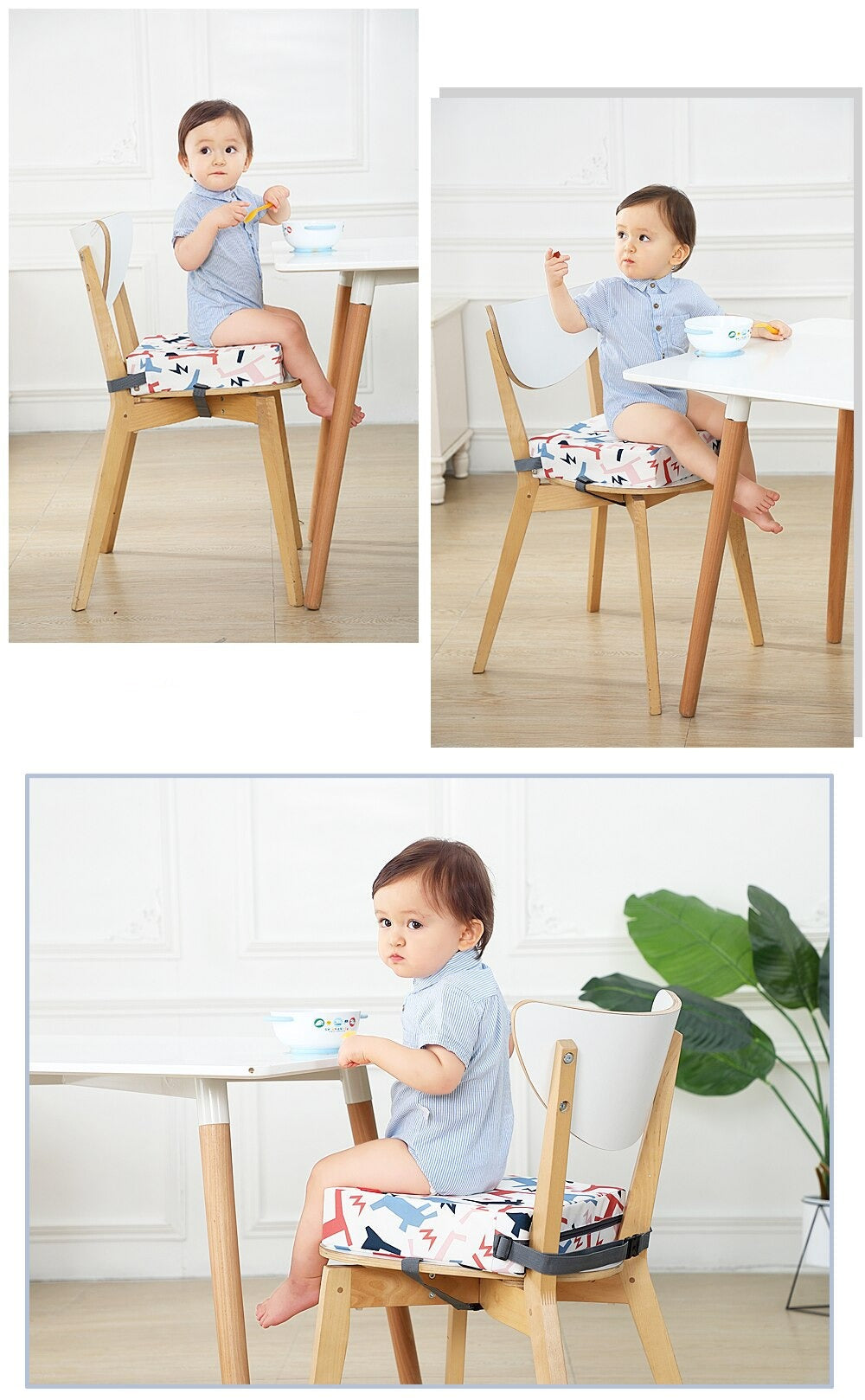 Réhausseur Chaise pour Bébé à Motifs Adorables