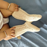 Chaussettes Hautes à Papillon pour Bébé Fille