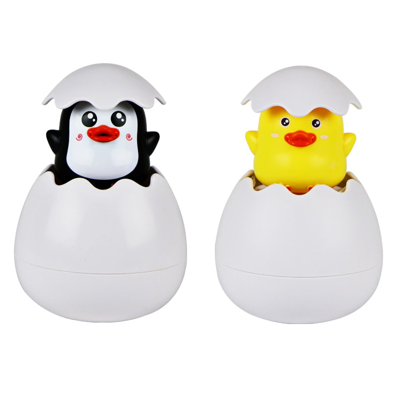 Jouet d'Œuf de Bain pour Bébé à Motifs Adorables