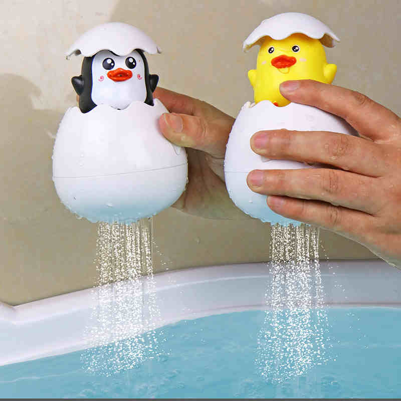 Jouet d'Œuf de Bain pour Bébé à Motifs Adorables