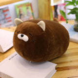 Coussin animaux en peluche pour enfants
