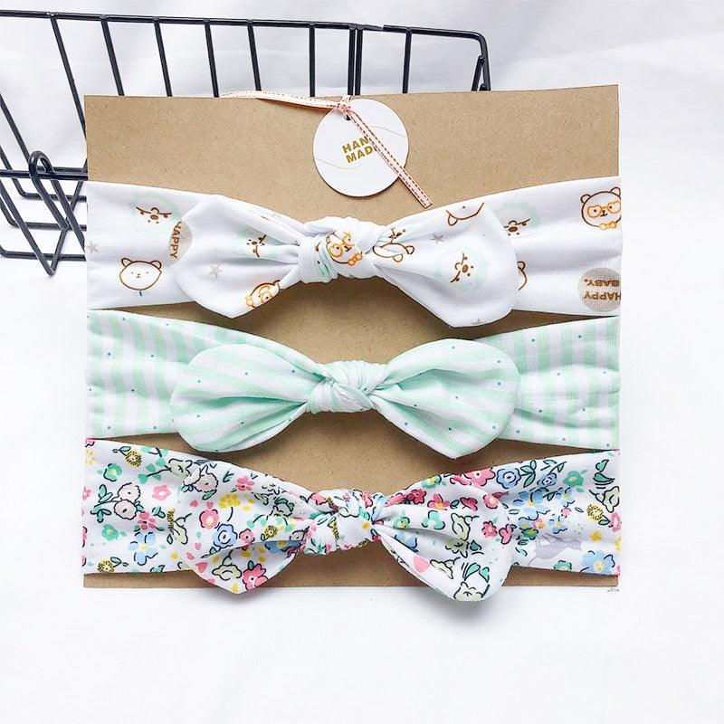 Bandeau fille 3 motifs (lot de 3)