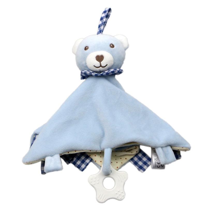 Serviette apaisante avec animaux pour bébé