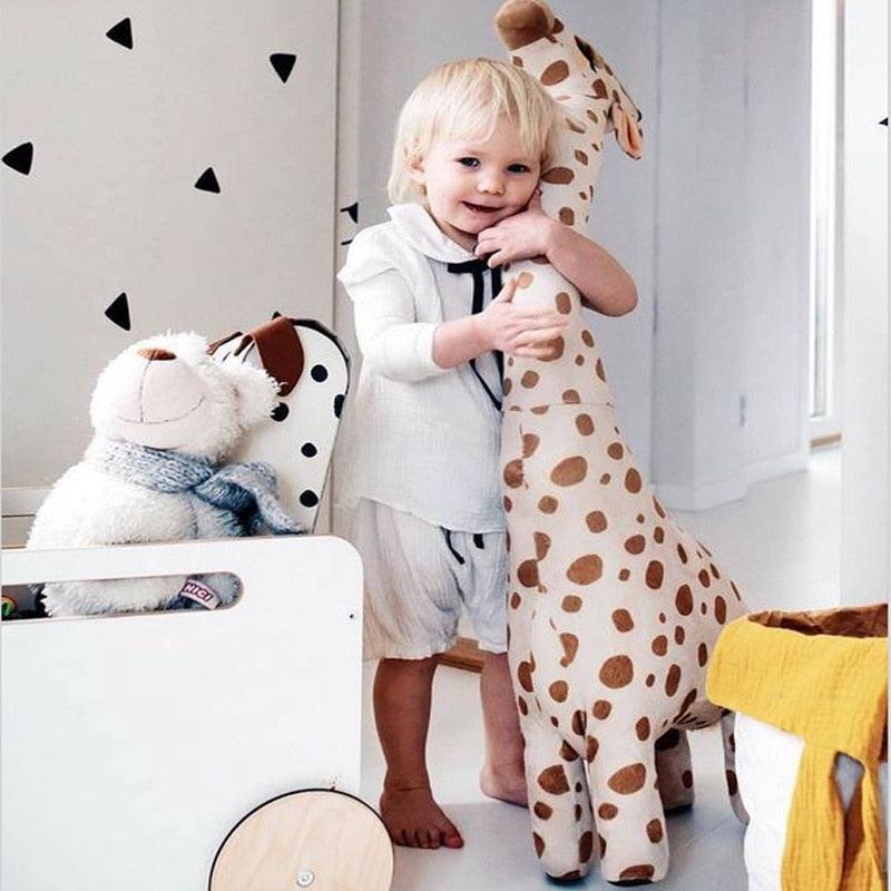 Girafe en peluche pour enfants