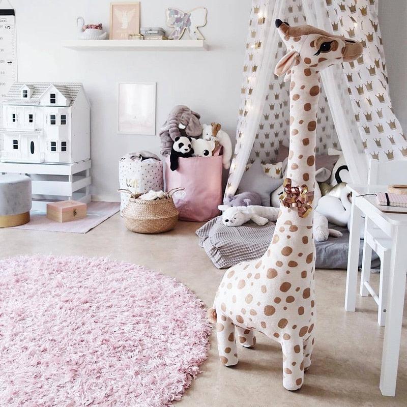 Girafe en peluche pour enfants