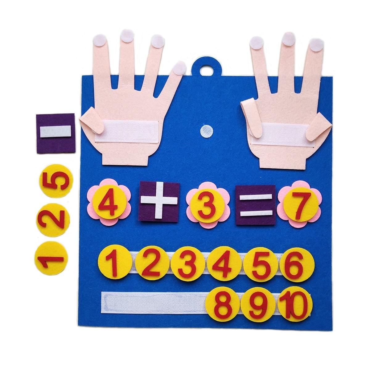 Tableau Montessori de Comptage Bébé
