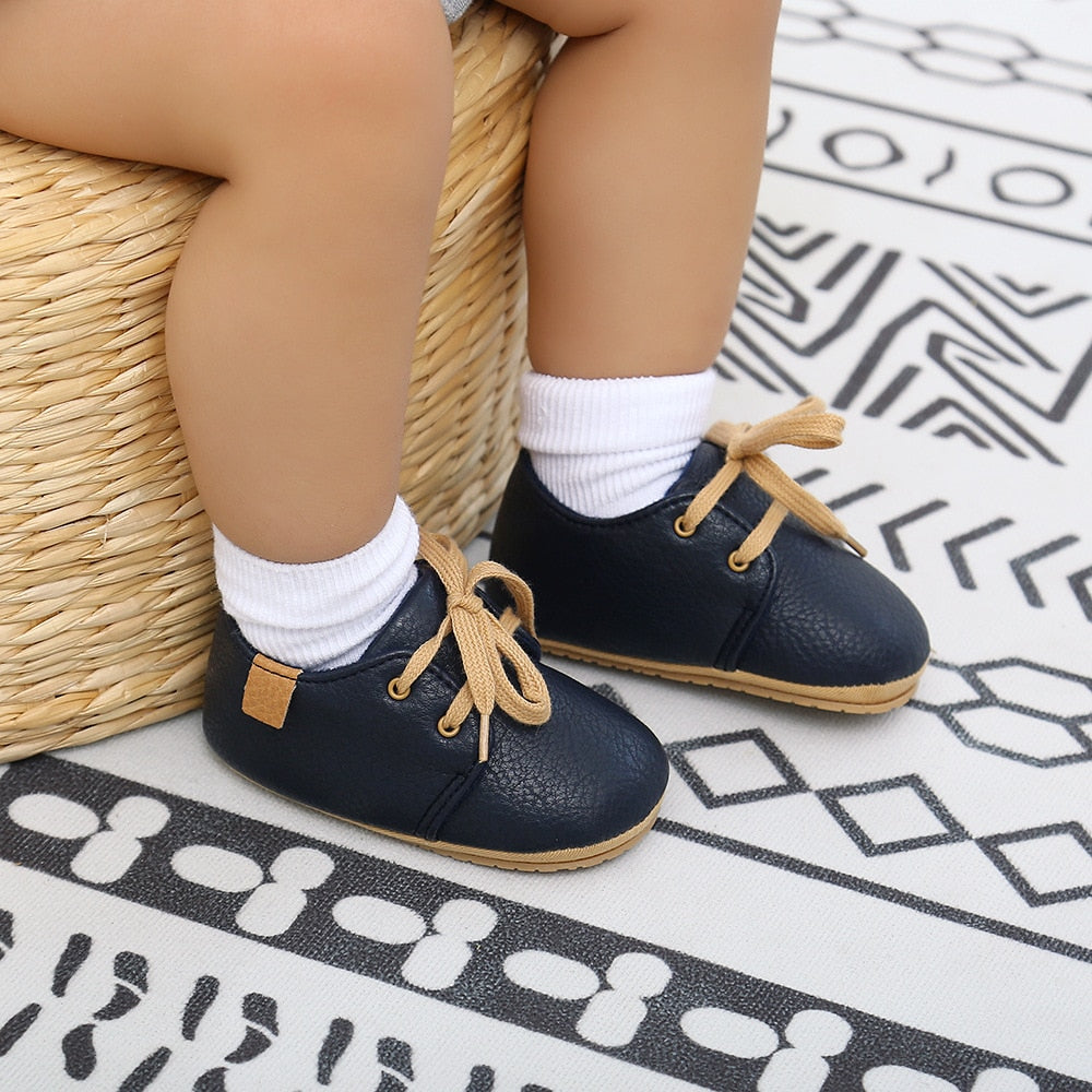 Chaussures en Cuir pour Bébé