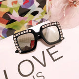 Lunettes de soleil surdimensionnées en diamant pour enfants