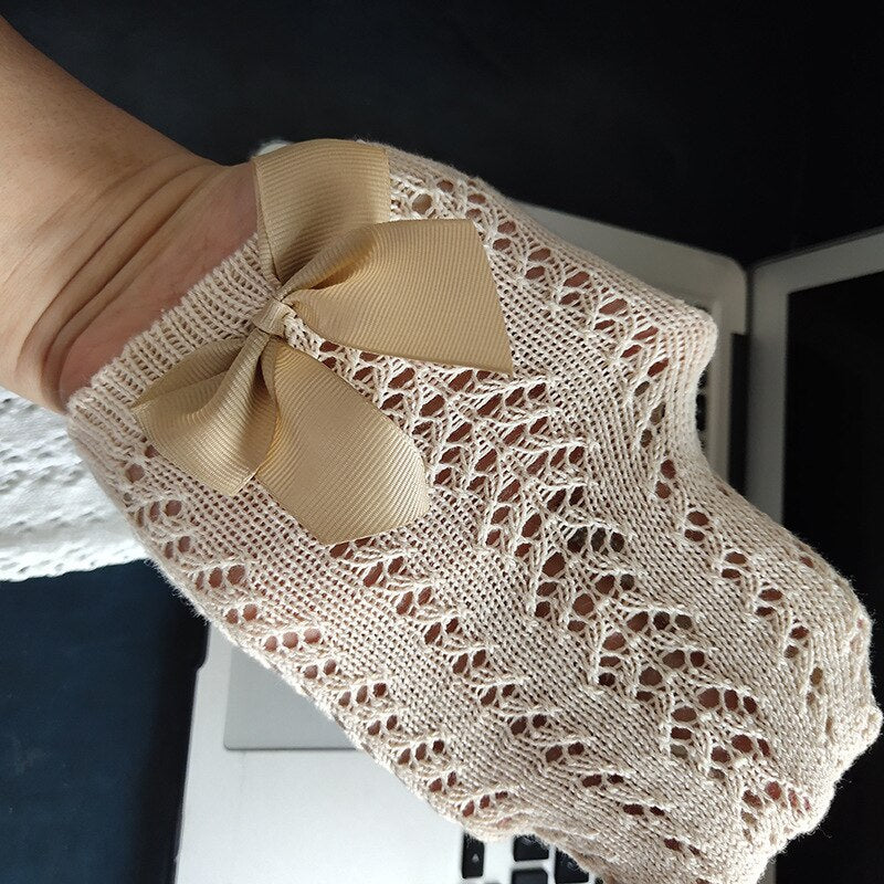 Chaussettes Hautes à Papillon pour Bébé Fille