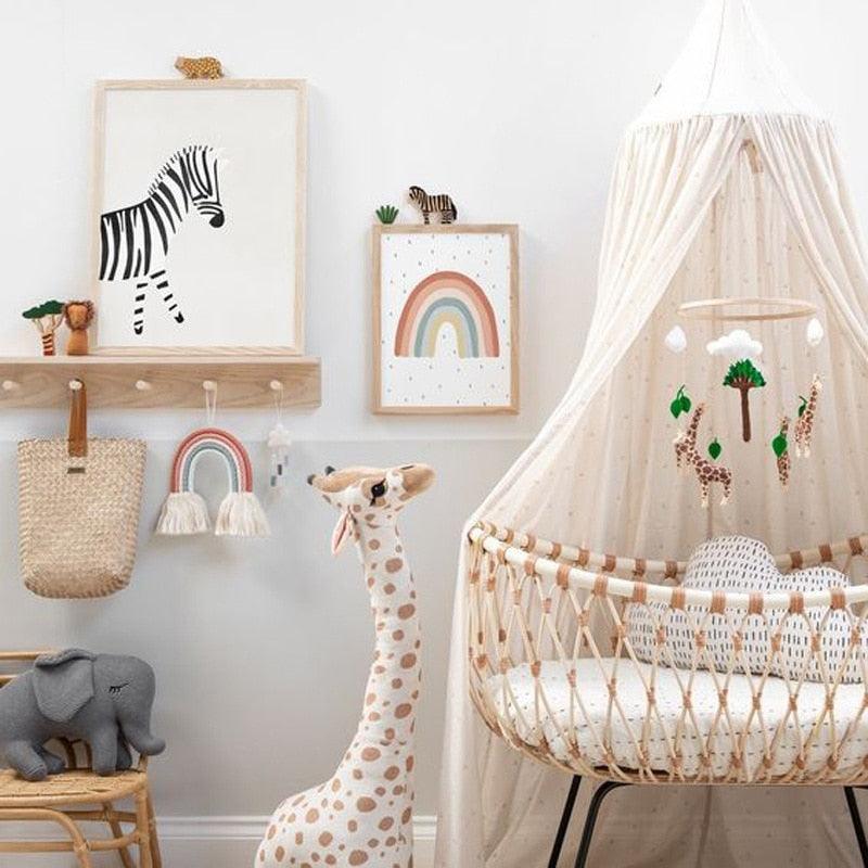 Girafe en peluche pour enfants