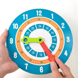 Horloge Montessori 12H et 24H en bois - TimeTeach