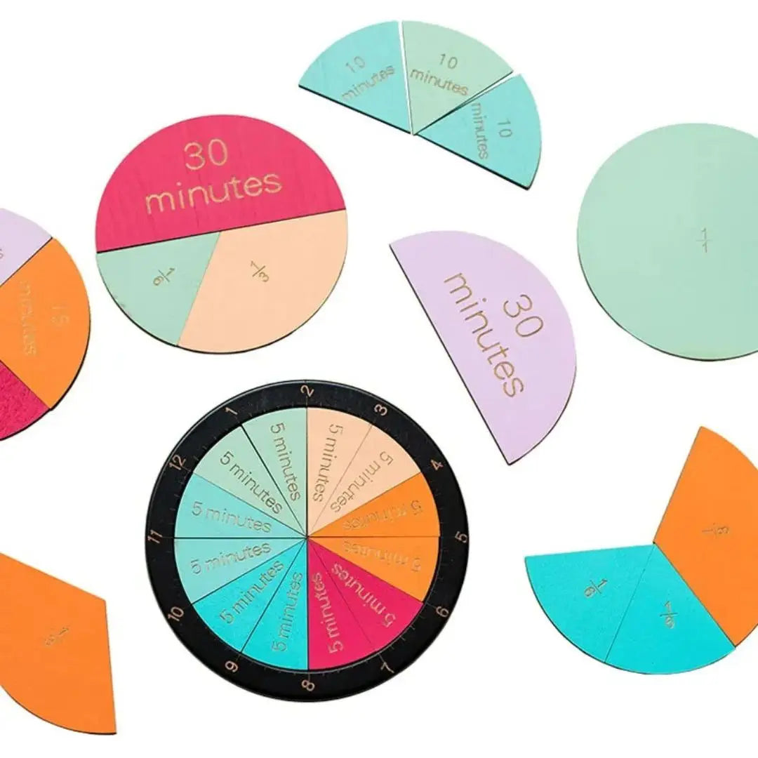 Horloge Montessori - Fraction Clock