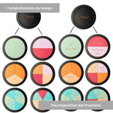 Horloge Montessori - Fraction Clock