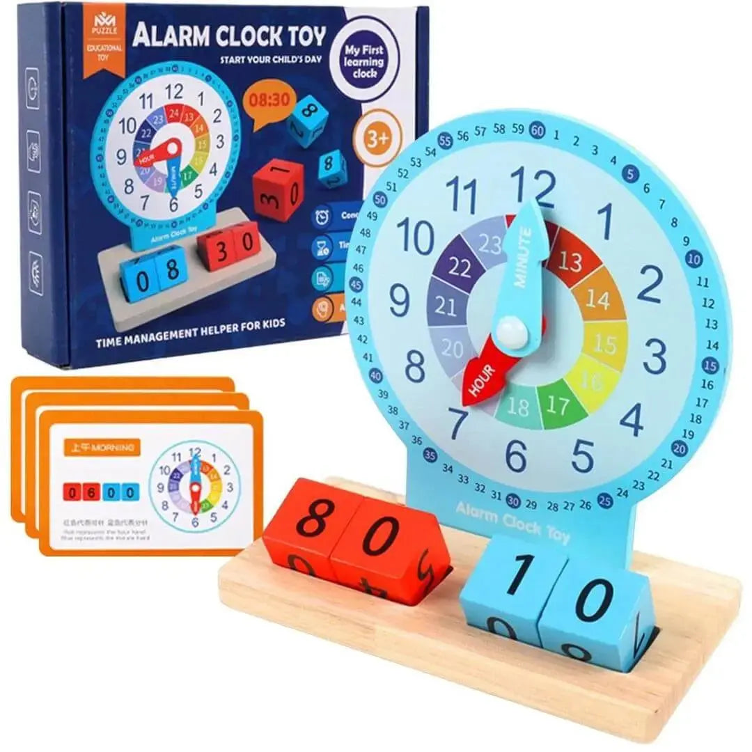 Horloge Montessori Interactive - Alarm Clock Toy