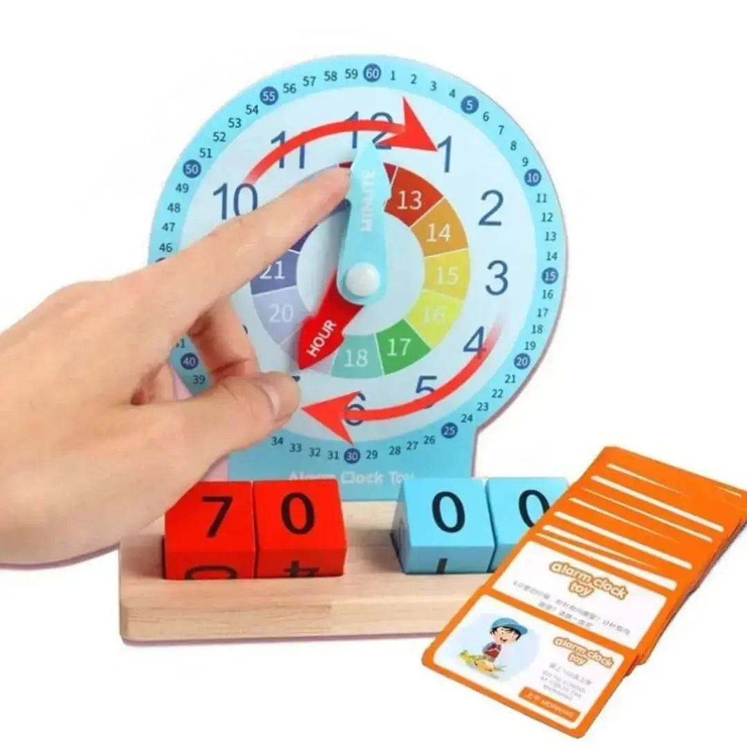 Horloge Montessori Interactive - Alarm Clock Toy