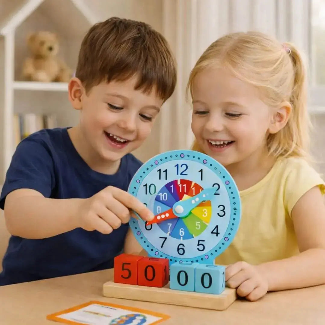 Horloge Montessori Interactive - Alarm Clock Toy