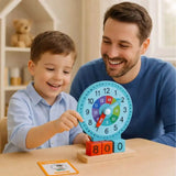 Horloge Montessori Interactive - Alarm Clock Toy