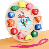 Horloge Montessori en Bois - Bébé Pingouin