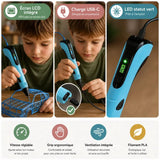 Impression 3d stylo dès 10 ans – Kit Créatif Haute Précision