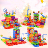 EcoPlay Motorized Gear Works Building Set (Kit d'Ingénierie STEM)