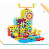 EcoPlay Motorized Gear Works Building Set (Kit d'Ingénierie STEM)