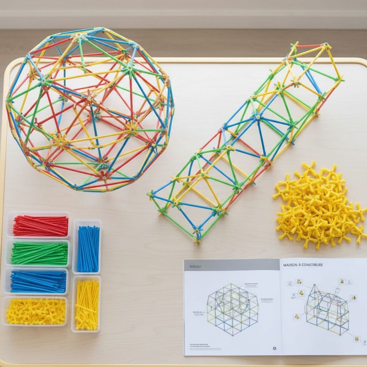 JEUX DE CONSTRUCTION-En pailles