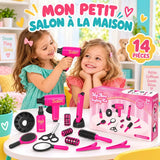 Jeu Coiffeur Enfant – Kit Salon de Beauté 14 Pièces