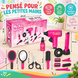 Jeu Coiffeur Enfant – Kit Salon de Beauté 14 Pièces