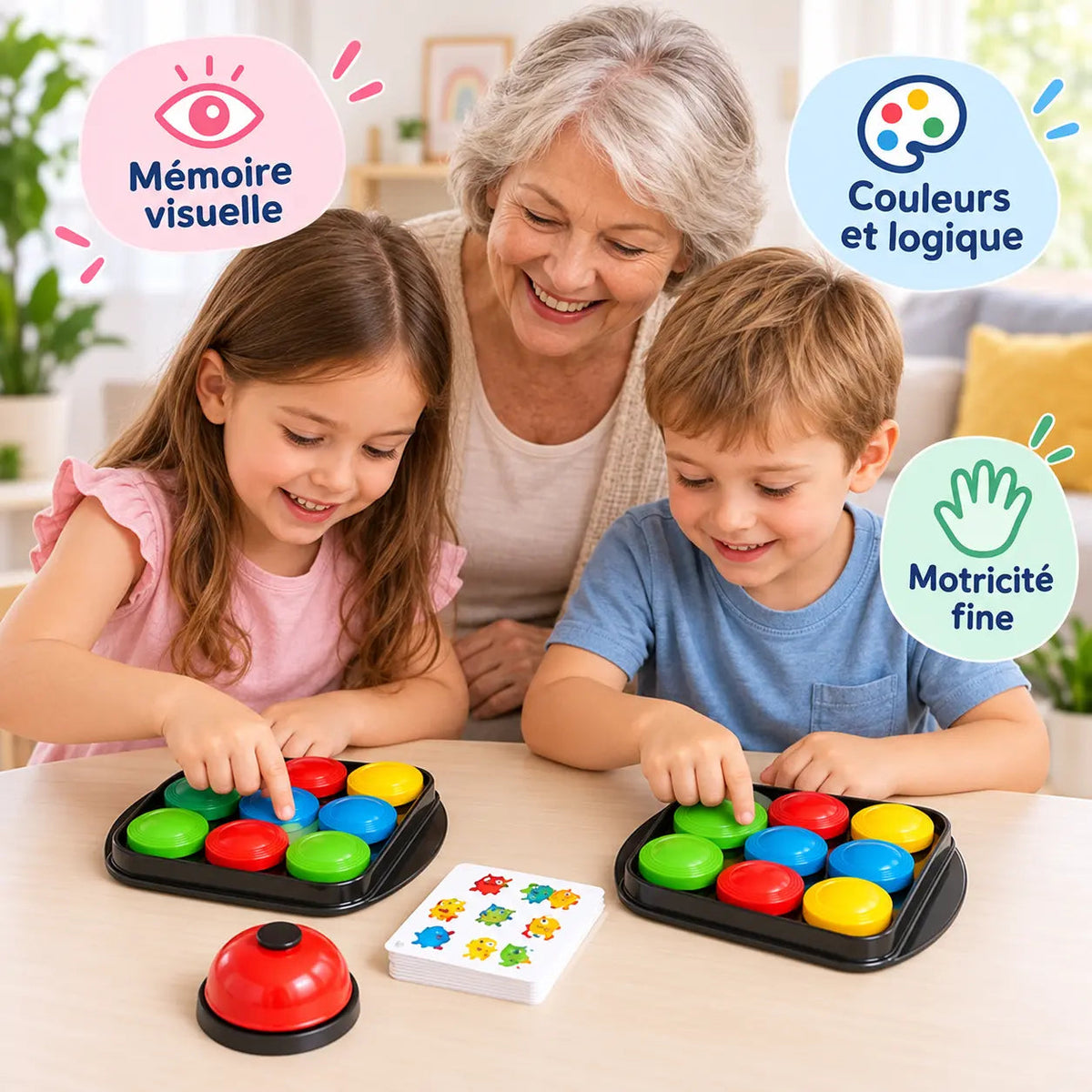 Jeu Mémoire Couleur – Carillon Familial
