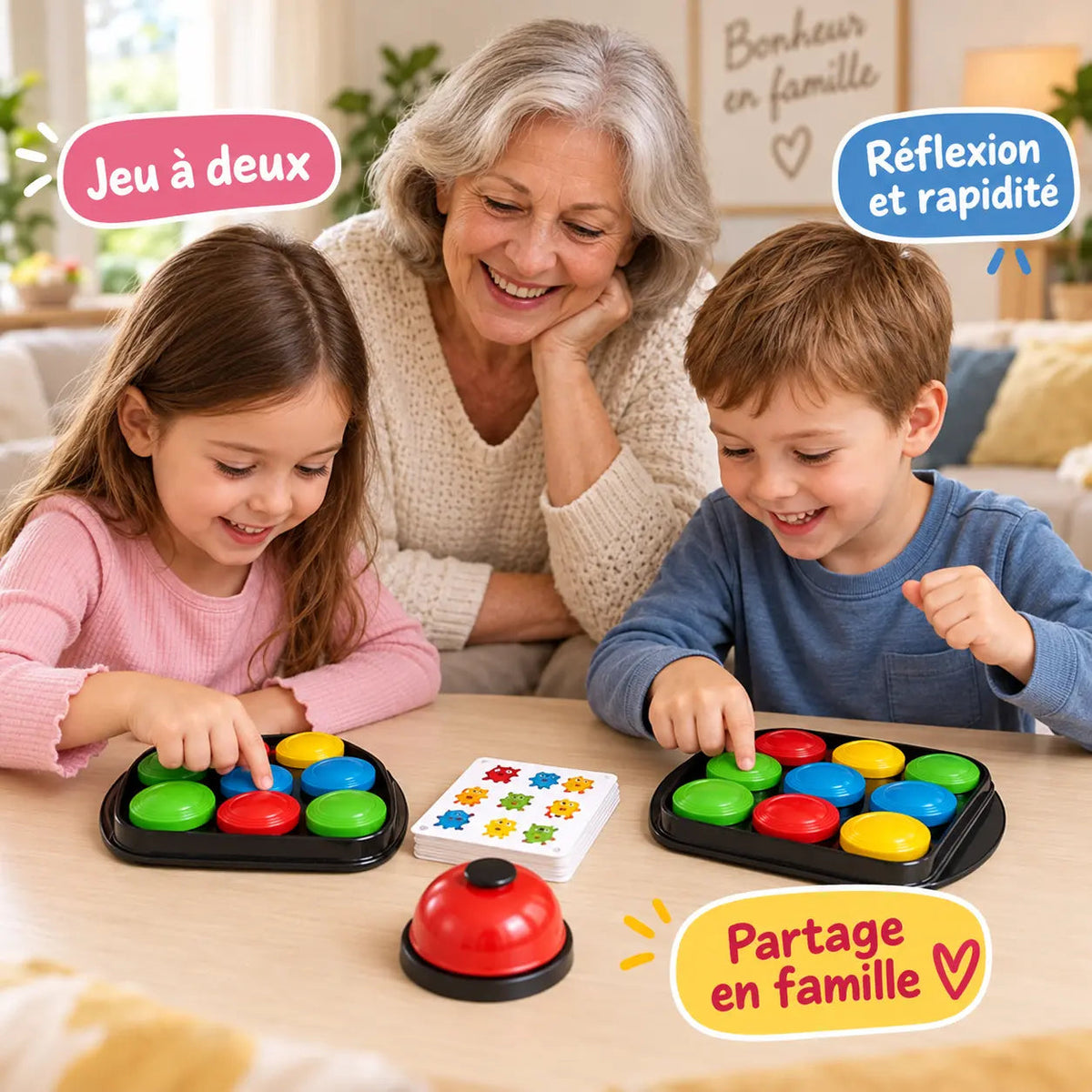 Jeu Mémoire Couleur – Carillon Familial